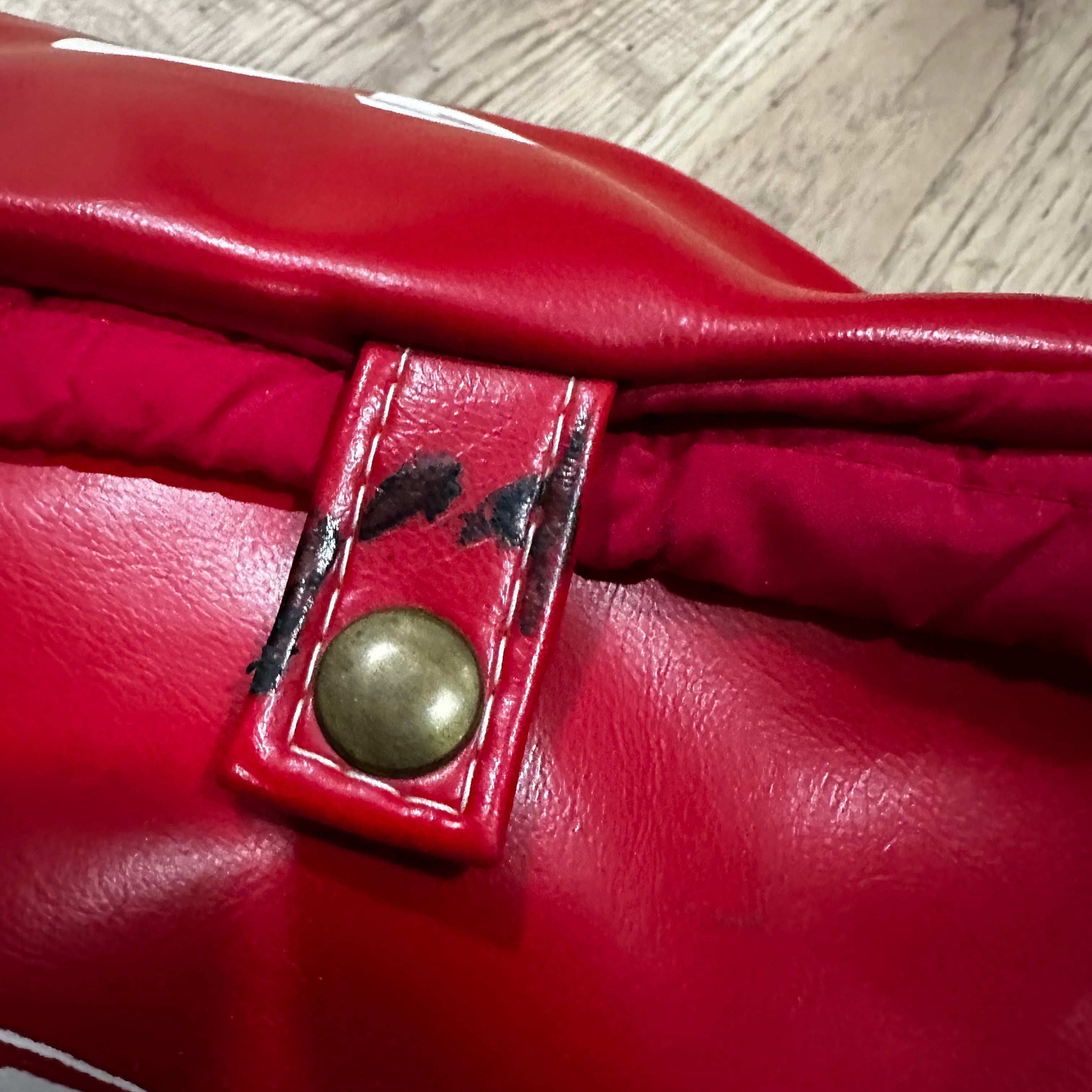 RARE 80s Vintage Nebraska Go Big Red Warm Bag game day Carry in the bag