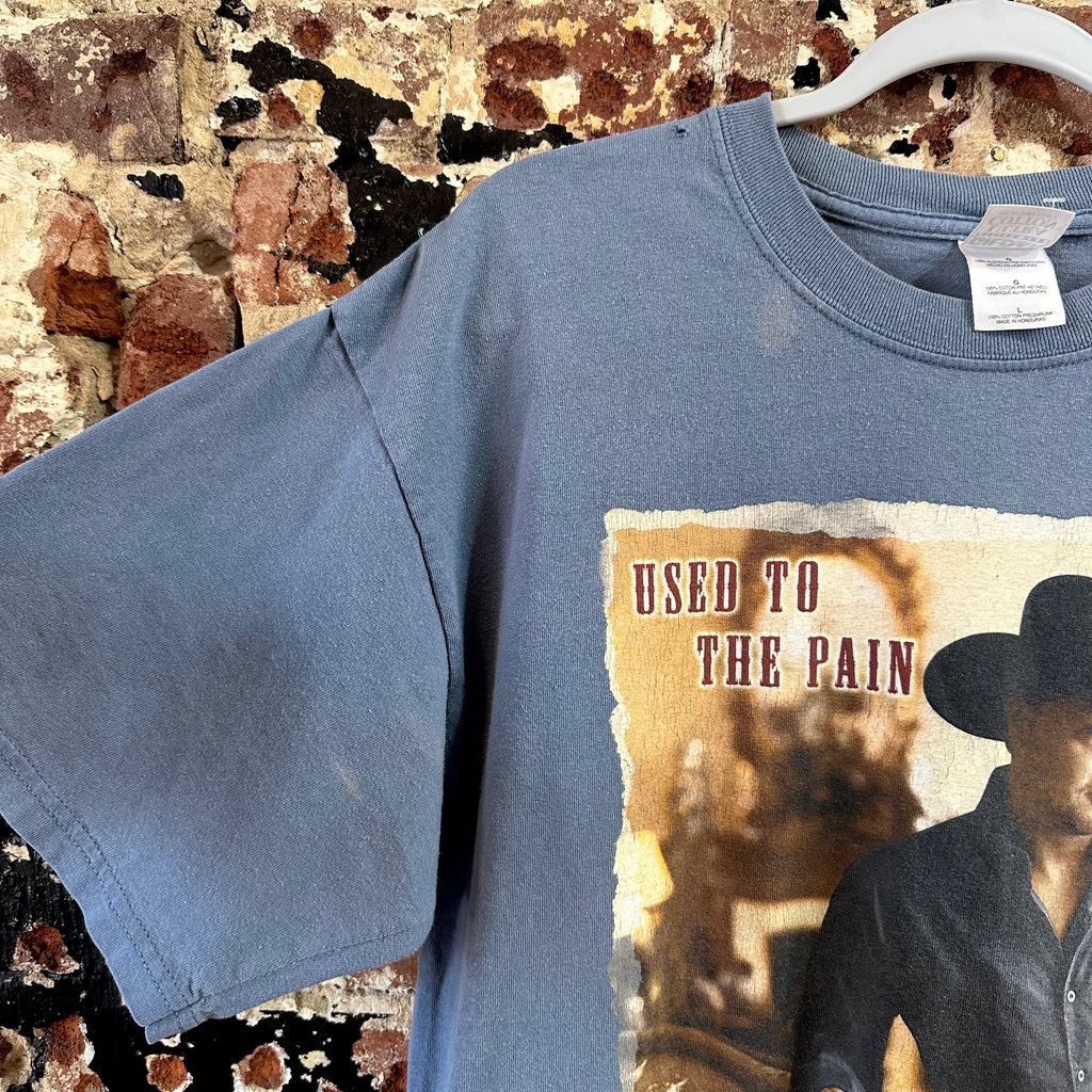 VTG Tracy Lawrence Large Blue S/S T-Shirt