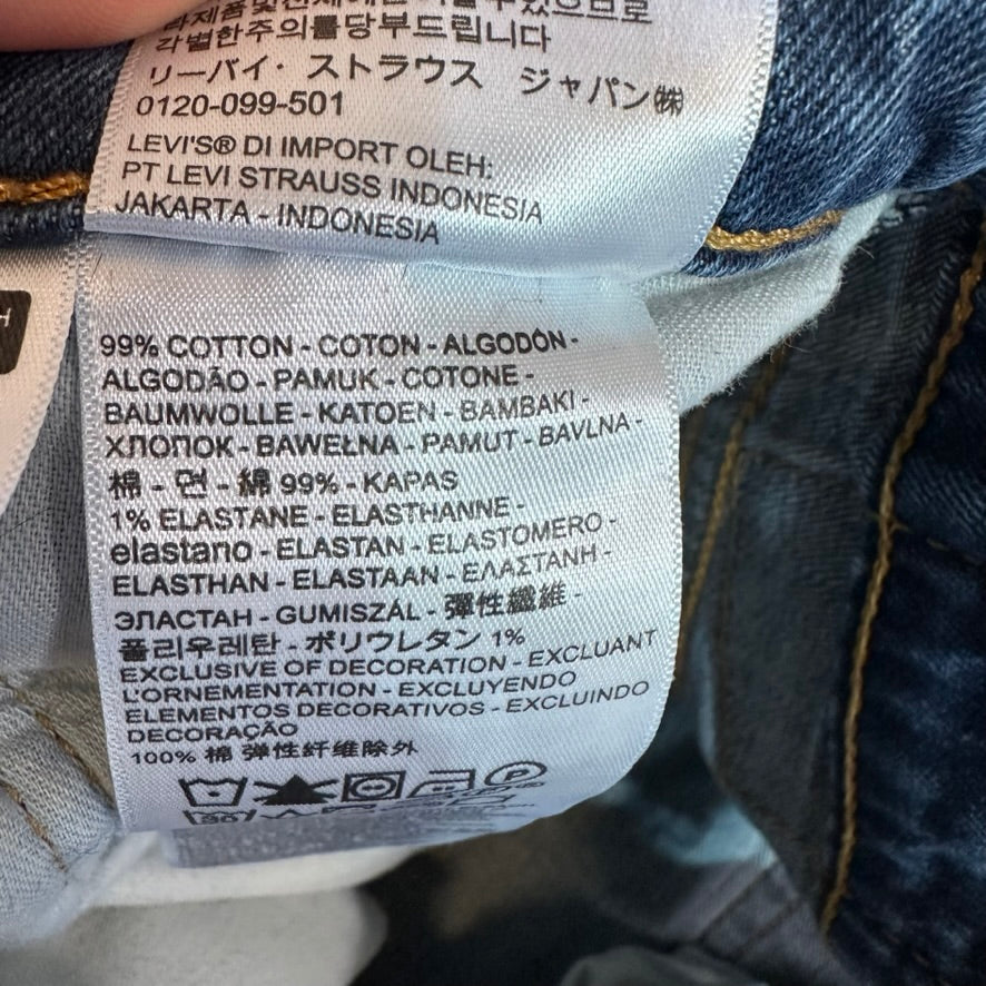 Levis Mens 511 Blue Jeans 31x32 Slim Fit Modern Denim Levi's