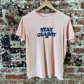 Salty Crew Crew Neck T-Shirt Womens Medium Stay Classy Short Sleeve Pink Beach