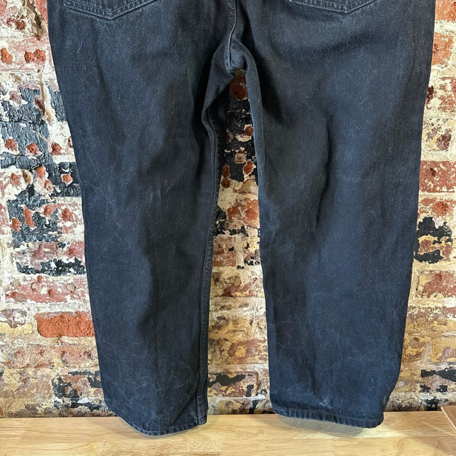 Levi's Mens 44x29 Black Jeans