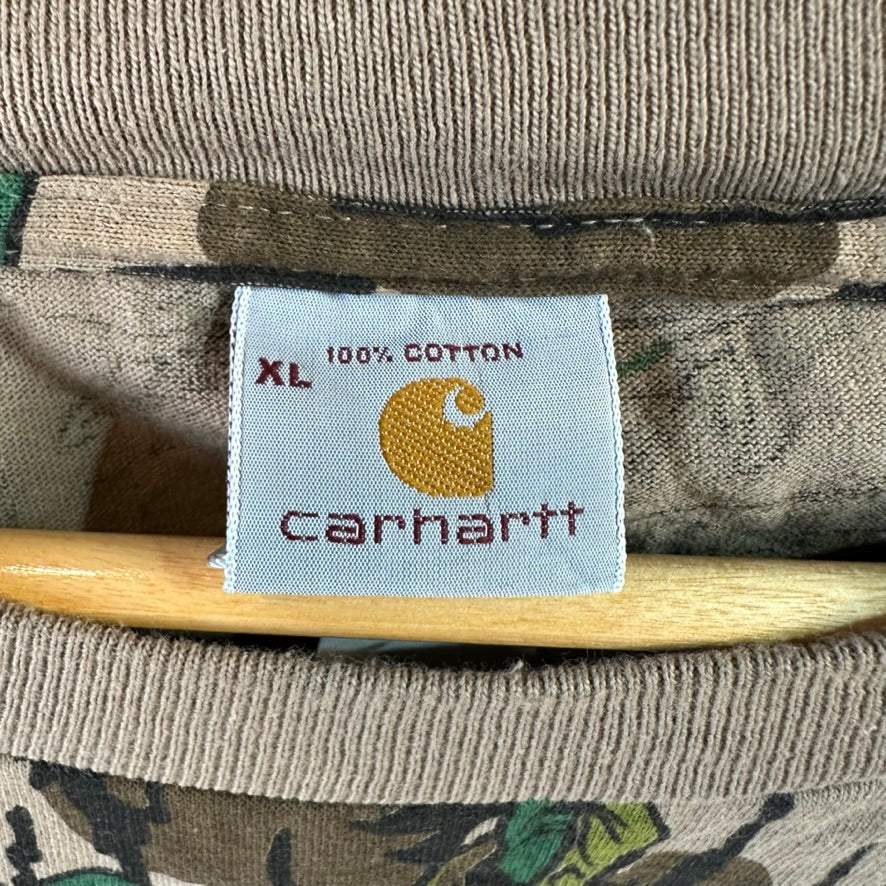 VTG Carhartt Mossy Oak Camo Men's XL L/S T-Shirt