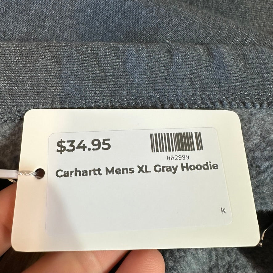 Carhartt Hoodie Sweatshirt Mens XL Gray K121 CHH