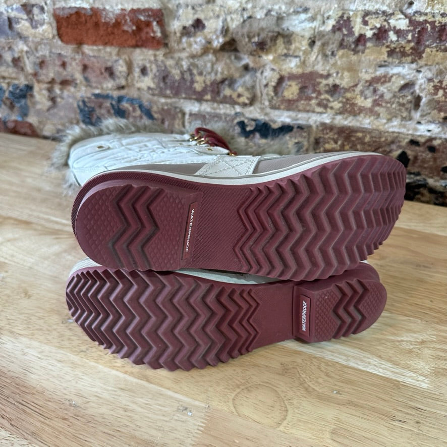 Sorel Tofino II Winter Womens Waterproof Boot Tan White Size 8