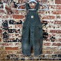 VTG Carhartt Overalls Canvas Green toddler boys 3T Bibs