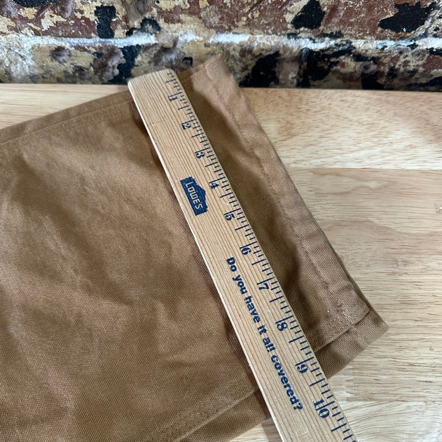Carhartt Overalls Canvas Brown boys 12 Bibs