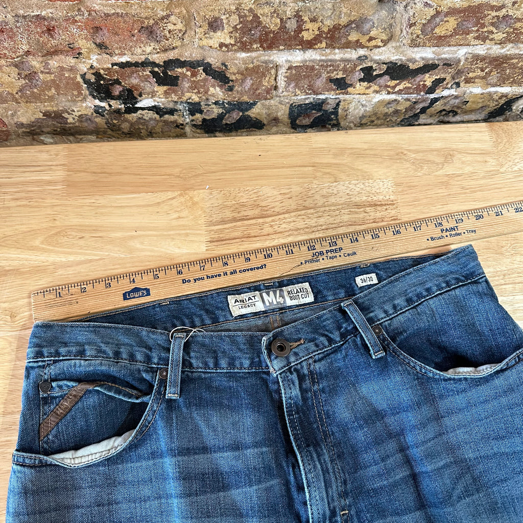 Ariat M4 Bootcut Mens 36x30 Blue Jeans