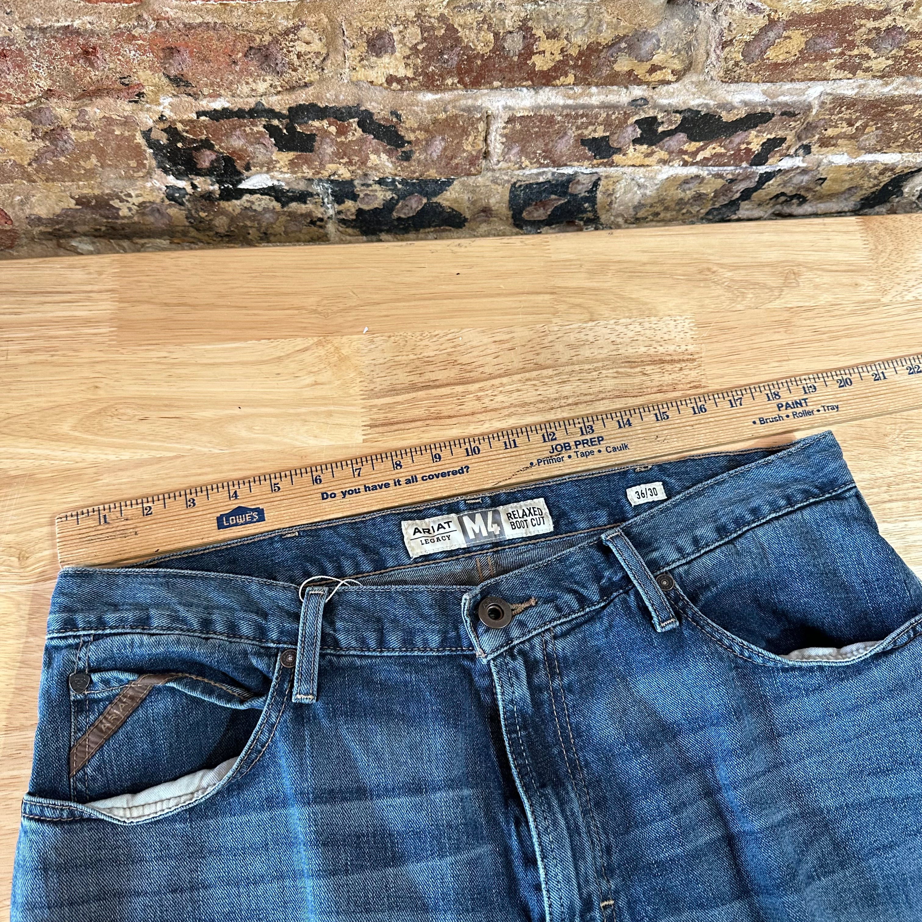 Ariat M4 Bootcut Mens 36x30 Blue Jeans