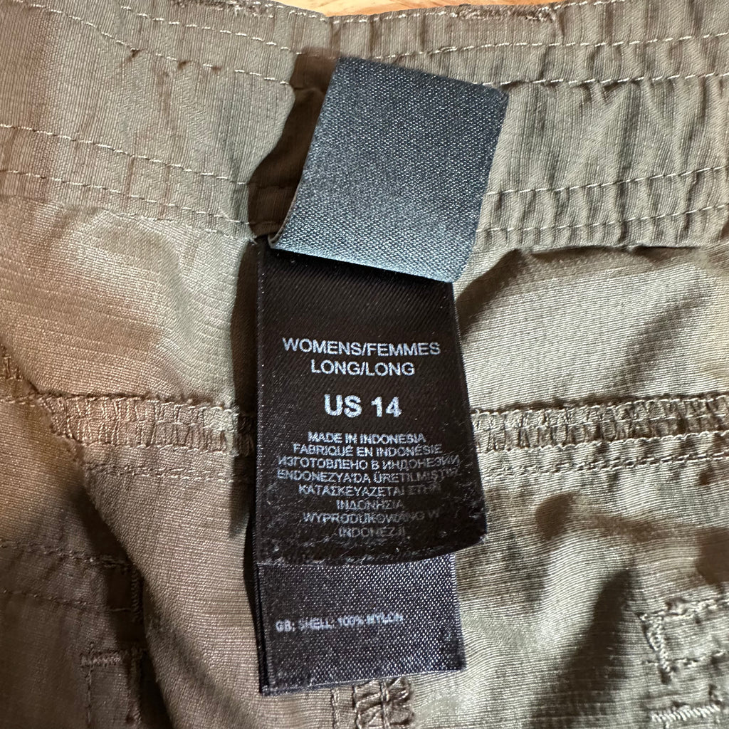 North Face Womens 14 Brown Pants