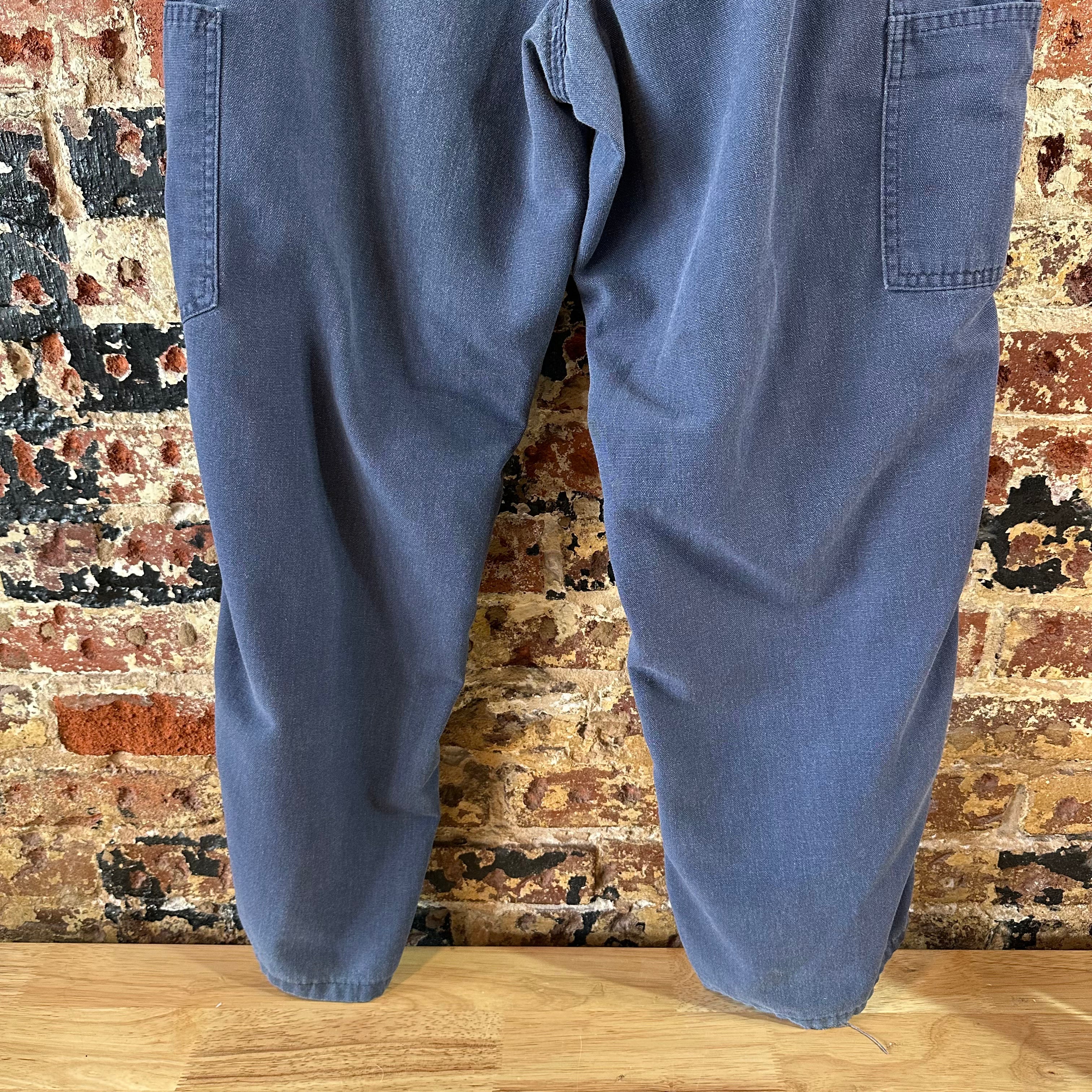 Carhartt Mens 36x30 Blue Pants