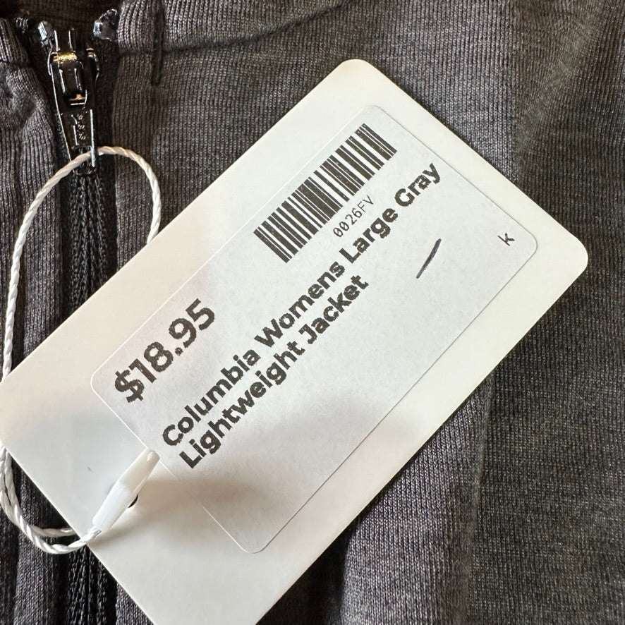 Columbia Womens Large Lightweight Gray Jacket