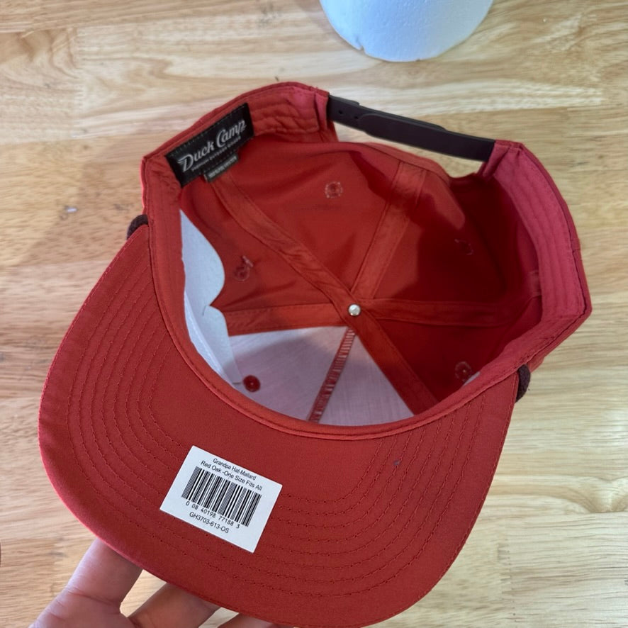 Duck Camp Mallard Hunting Rope Hat Snapback Embroidered Saltwater Fly Angler Cap