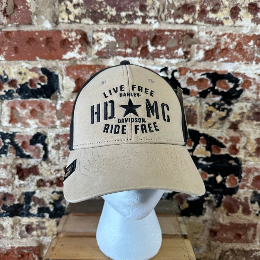 Harley Davidson Tan Hat