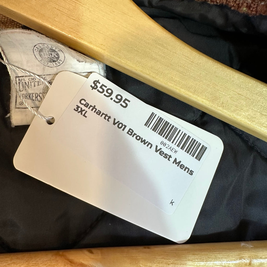 Carhartt V01 Brown Vest Men's 3XL