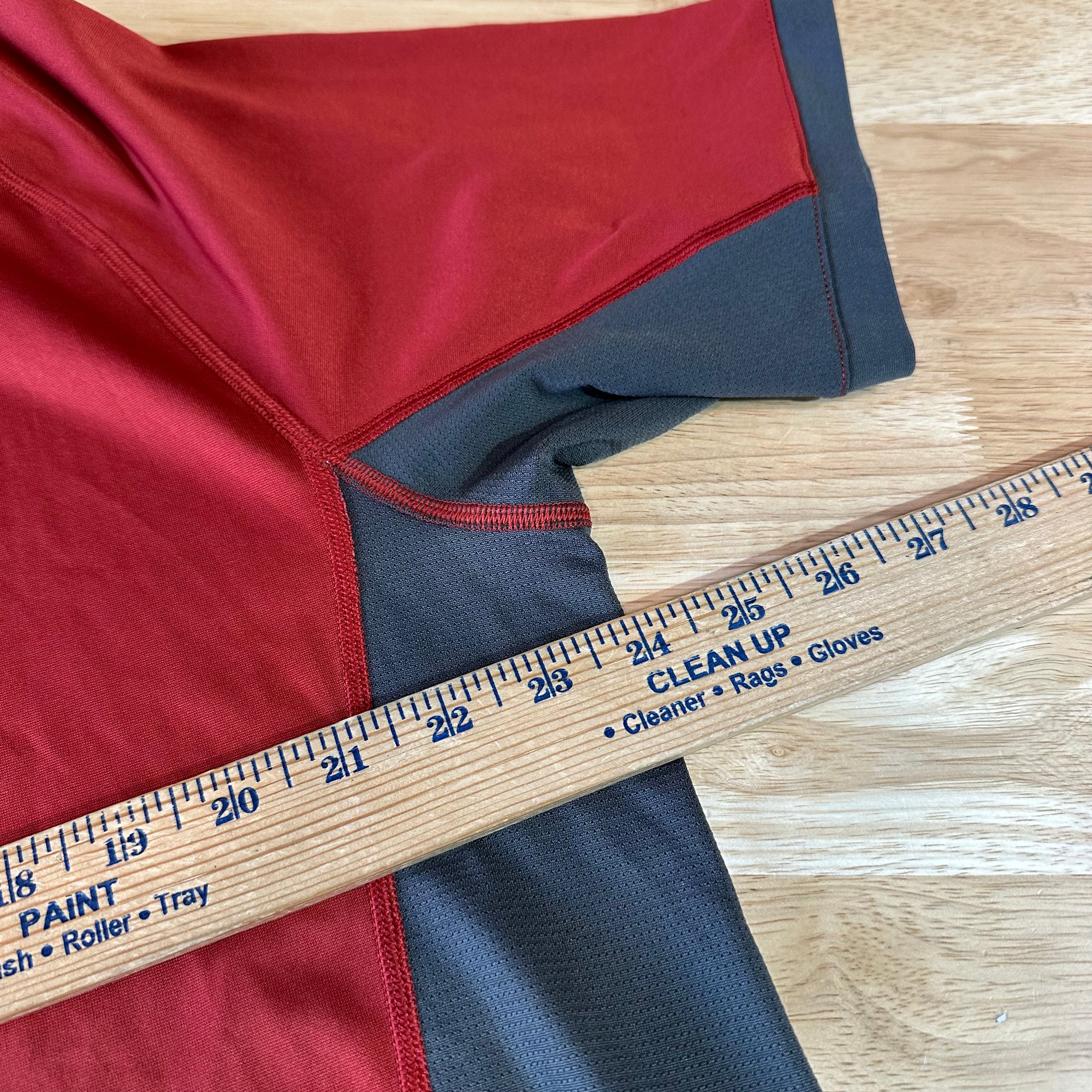 North Face Men's XL S/S Red Shirt