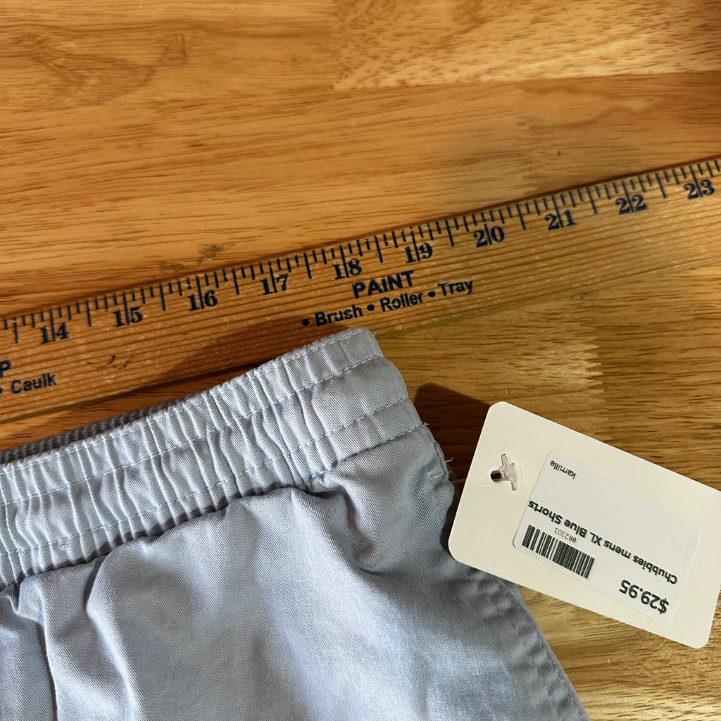 Chubbies Everywear Shorts Mens Size XL 5.5 Inseam Original Stretch Twill Blue