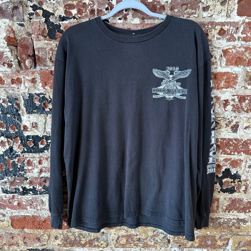 Daytona Large Black L/S T-Shirt