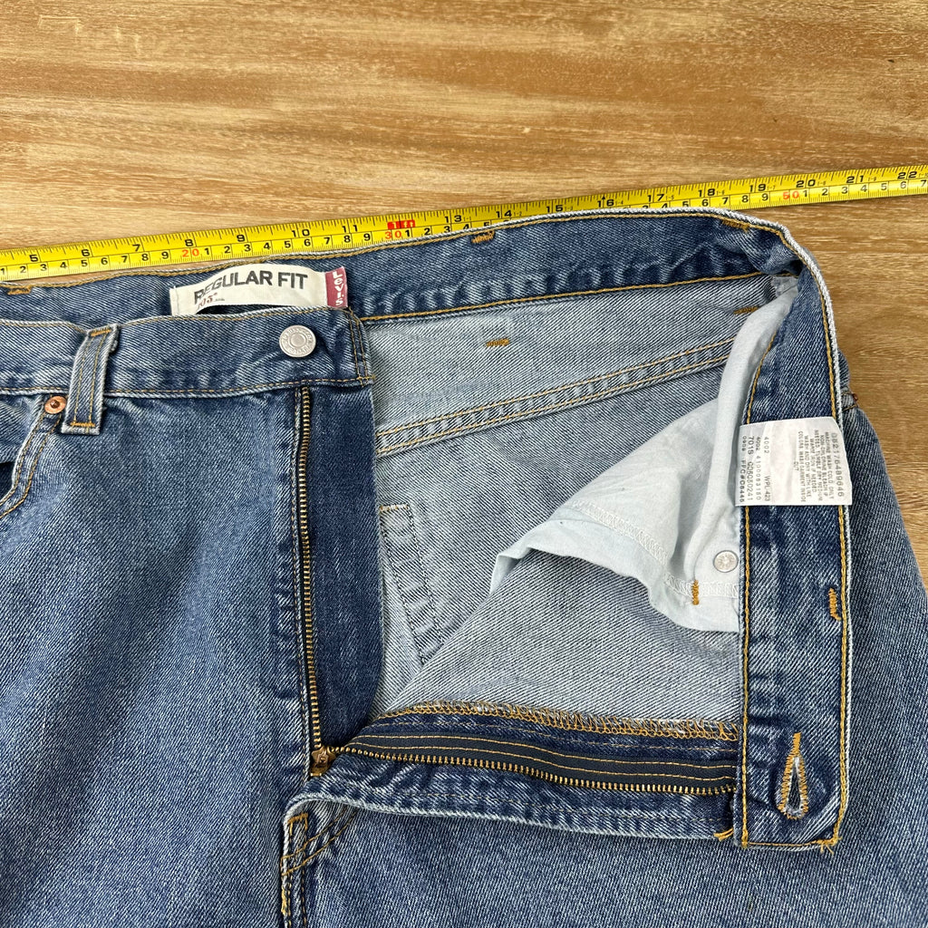 Levis 505 Jeans Mens 38x29 Regular Zip fly Blue denim Levi's