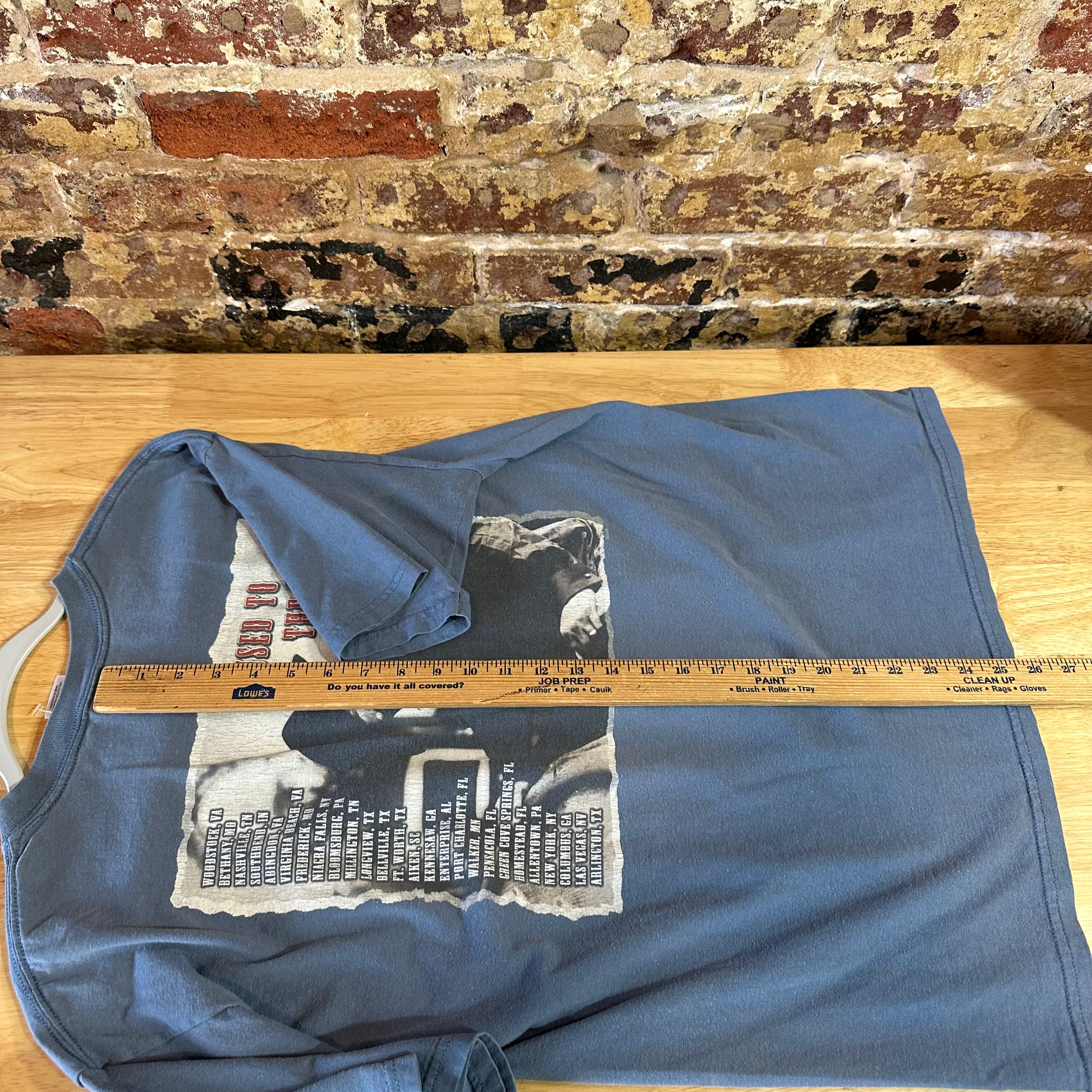 VTG Tracy Lawrence Large Blue S/S T-Shirt