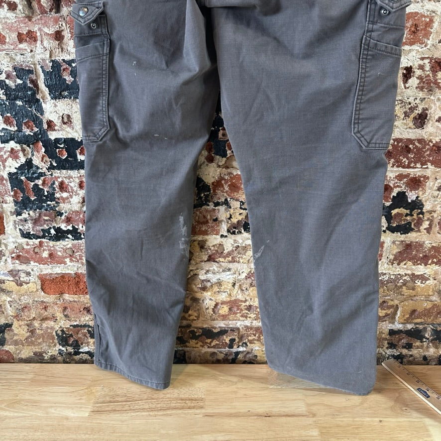 Carhartt Mens 34x32 Gray Cargo Pants