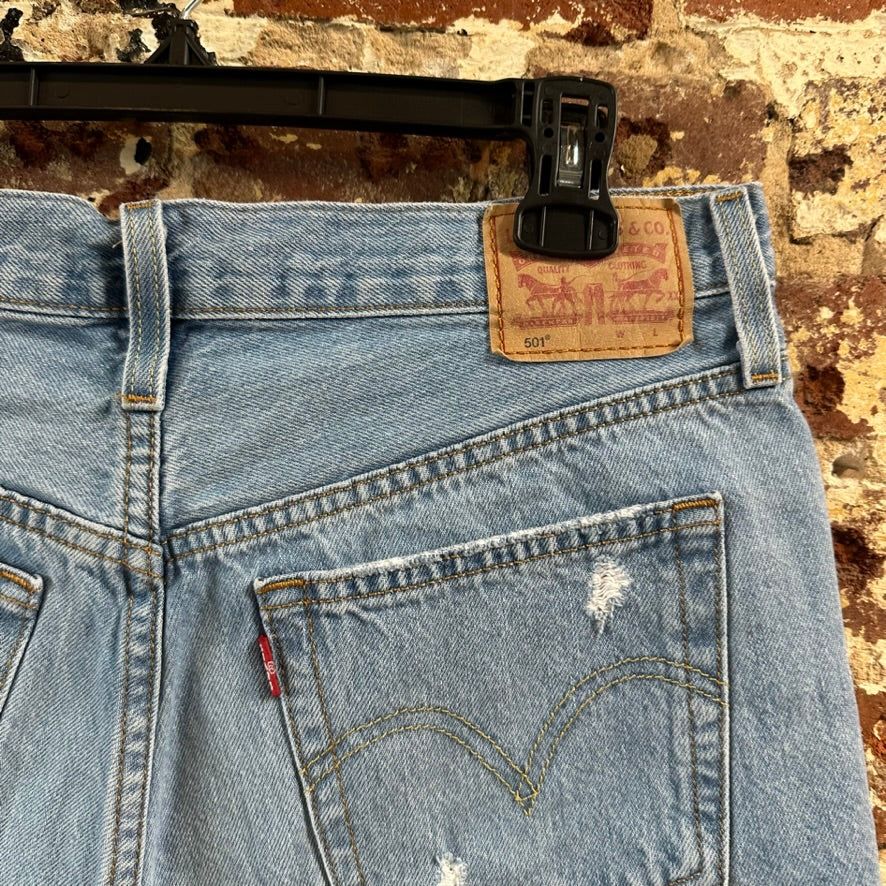 Levi's Cut Off Denim Jean Shorts Womens 29 Distressed
