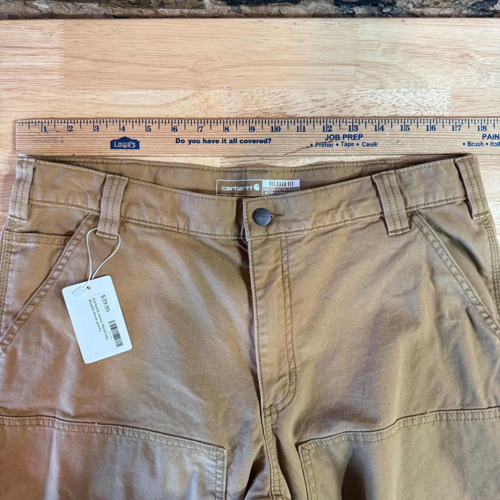 Carhartt Double Knee Brown Pants Mens 36x32