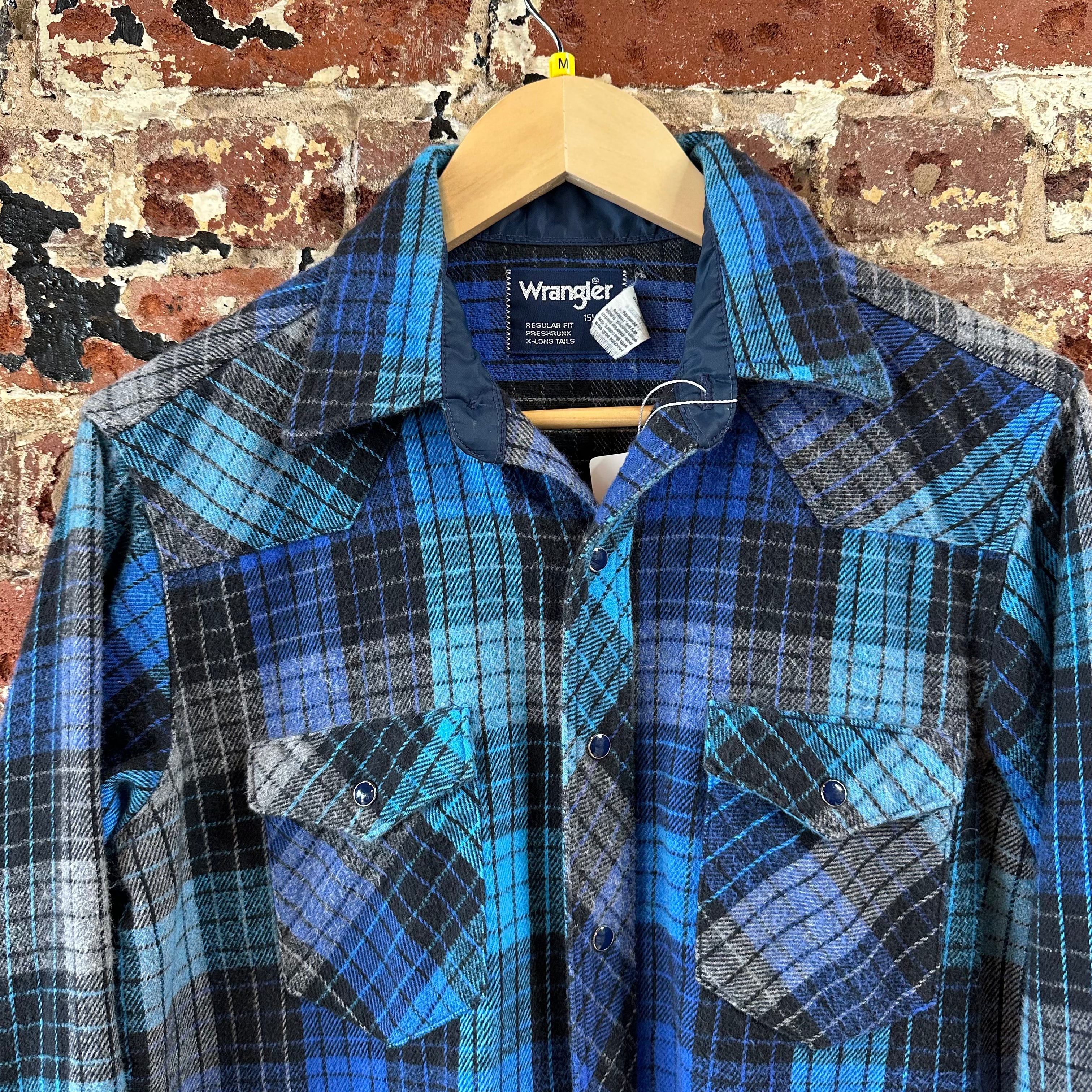 Wrangler Mens Medium Flannel Shirt
