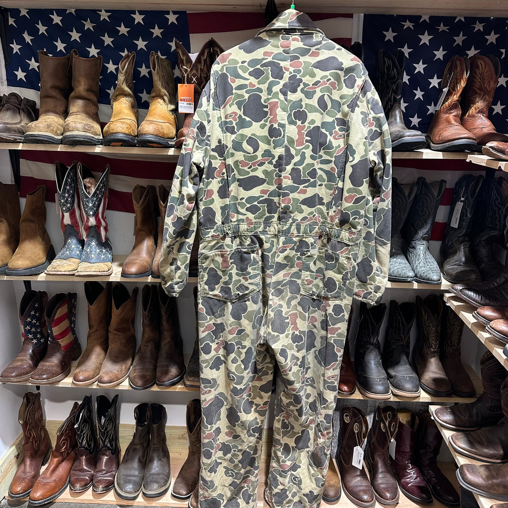 VTG Walls Mens XL Camo Coveralls