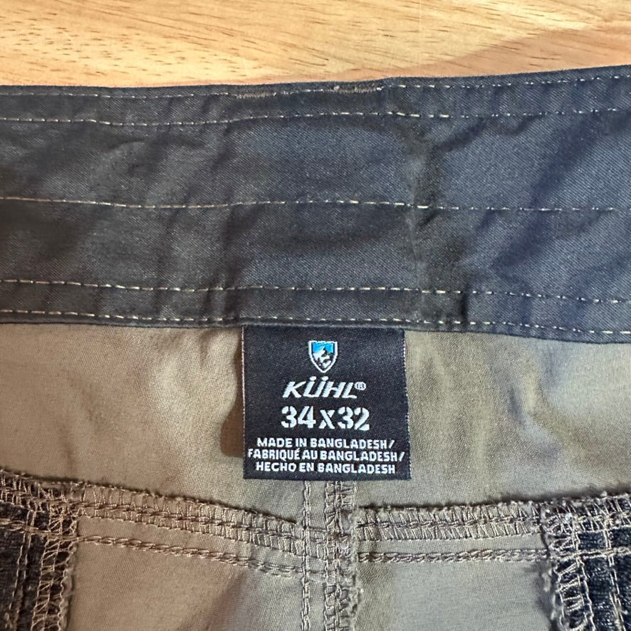 Kuhl Mens 34x32 Green Pants