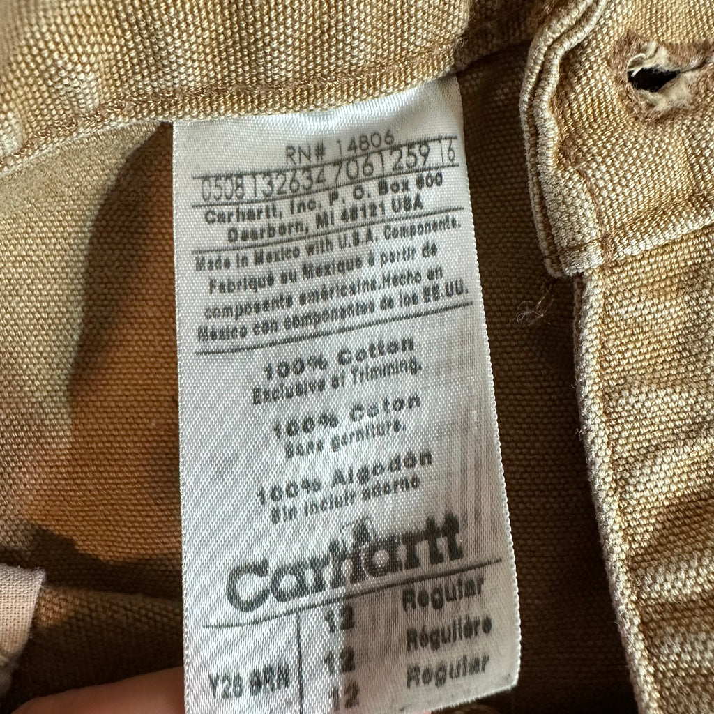 Carhartt Brown Pants Boys 12