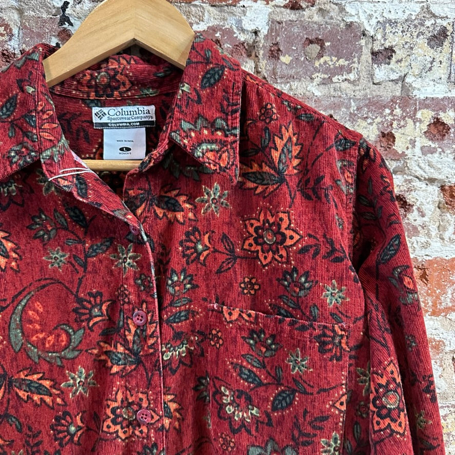 Columbia Womens Large Button Up