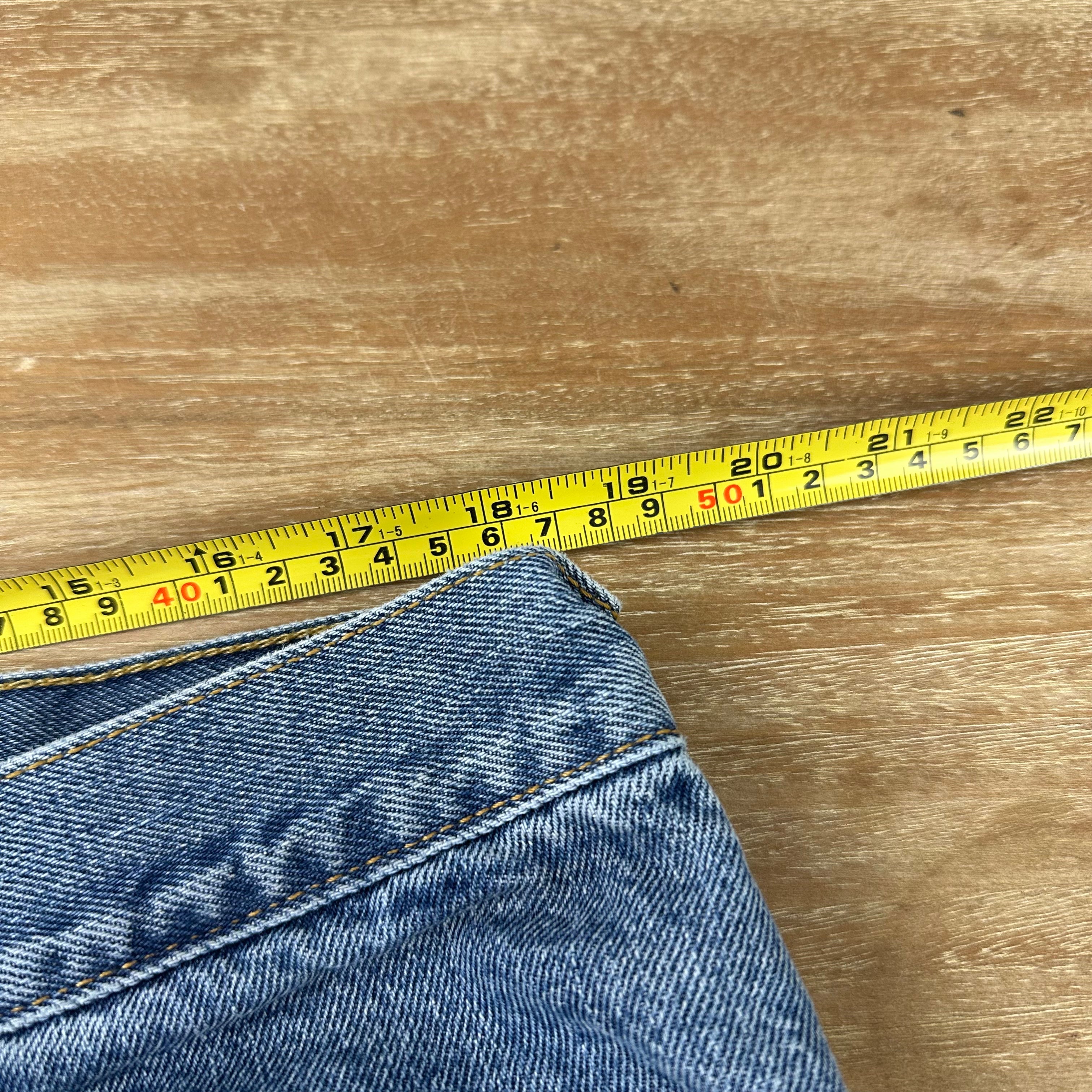 Levis 505 Jeans Mens 38x29 Regular Zip fly Blue denim Levi's