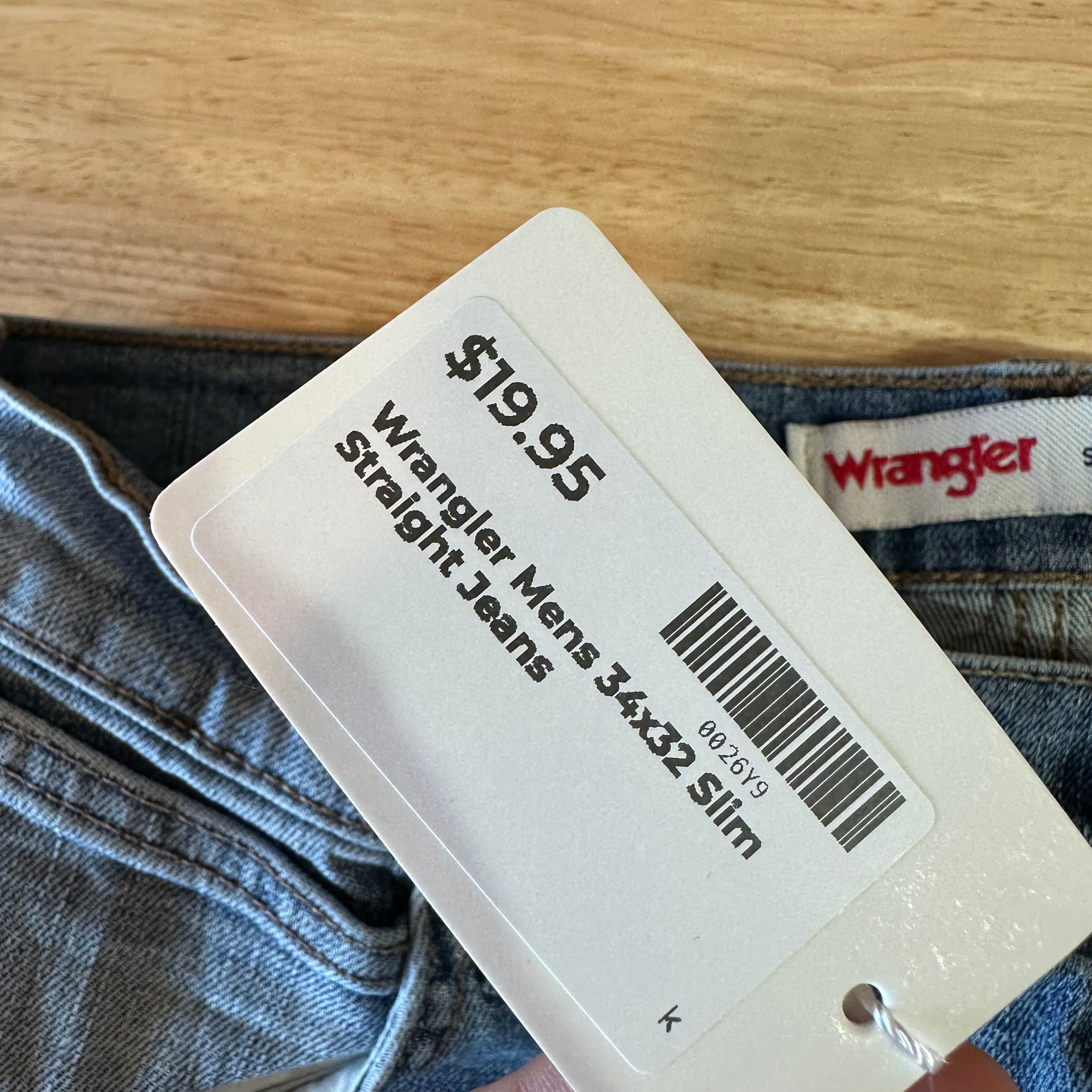 Wrangler Mens 34x32 Jeans