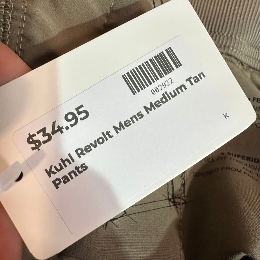 Kuhl Revolt Mens Medium Tan Pants