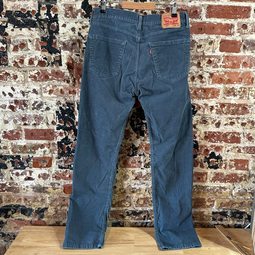 Levi's Mens 34x34 Gray Corduroy Pants