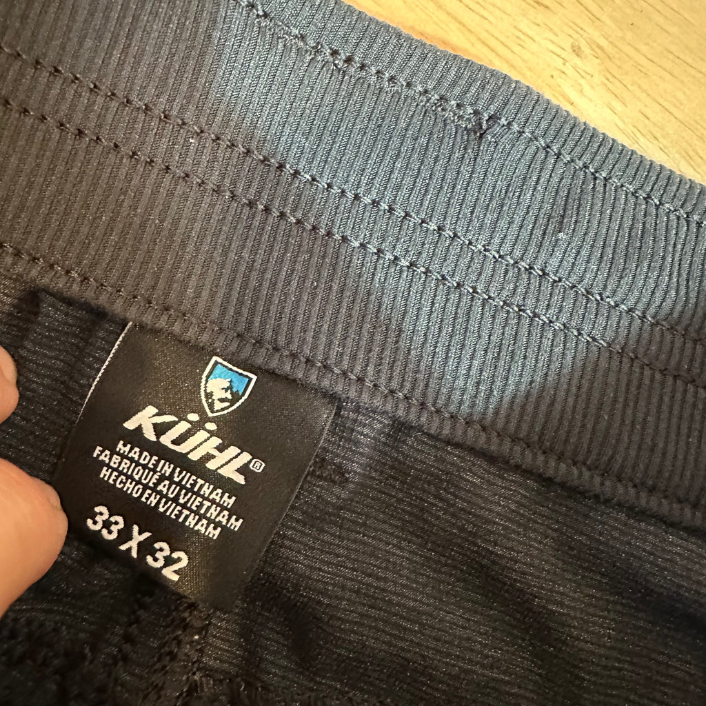 Kuhl Deceptr Mens 33x32 Black Pants