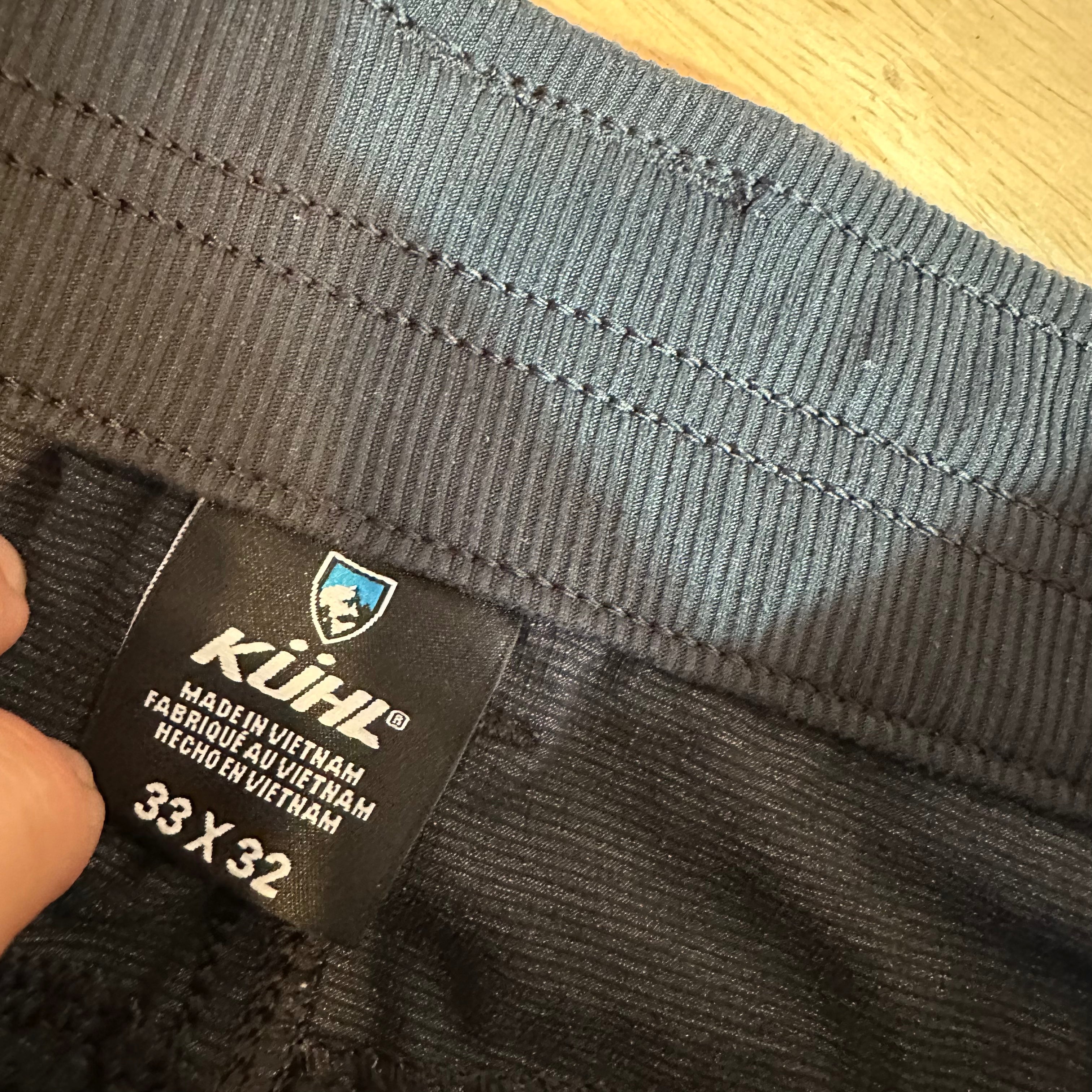 Kuhl Deceptr Mens 33x32 Black Pants