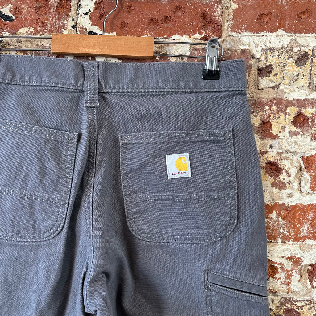 Carhartt Shorts Mens 30 workwear Rugged Flex 9.5" inseam Gray Relaxed Work