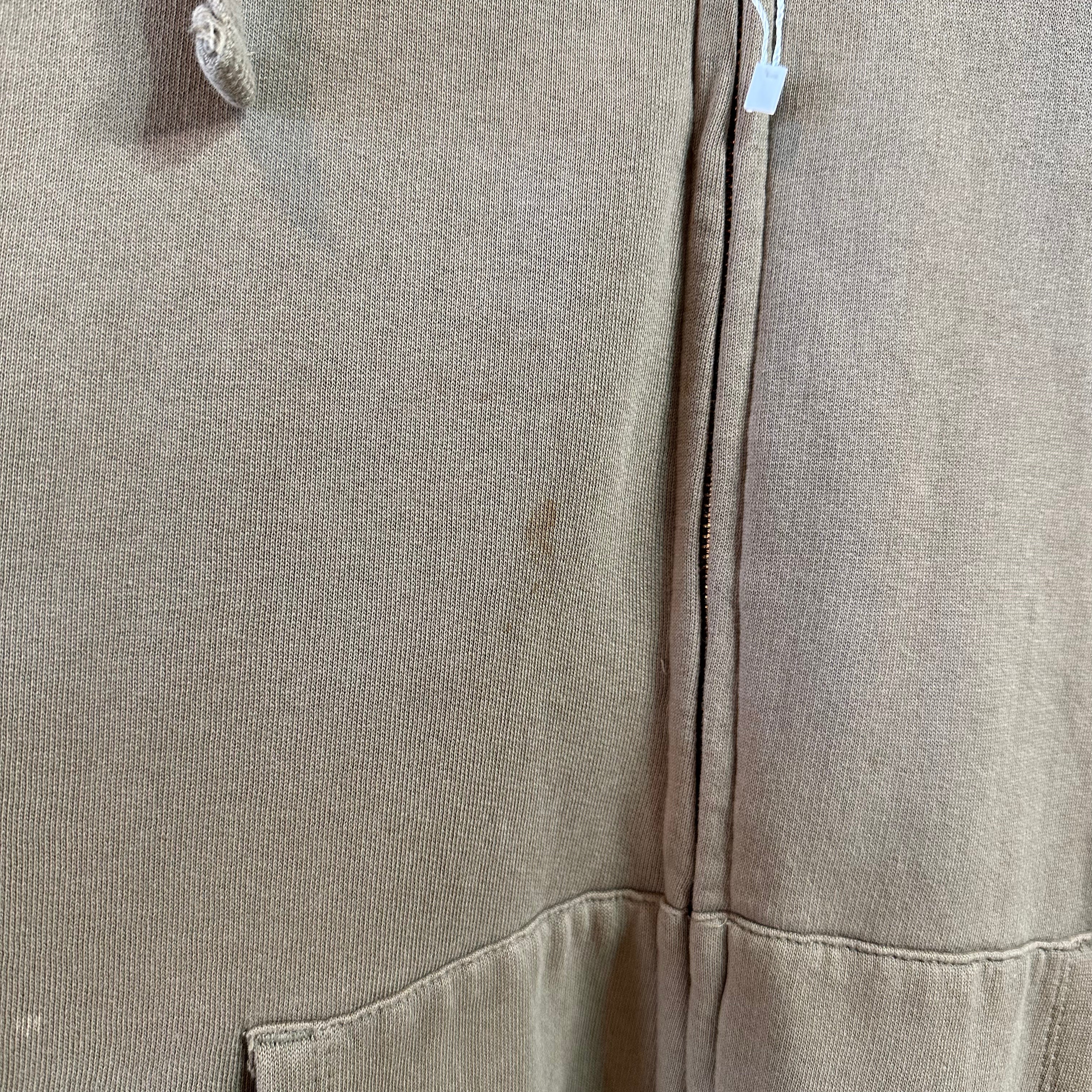 Carhartt Men's Large Green Zip Up Hoodie
