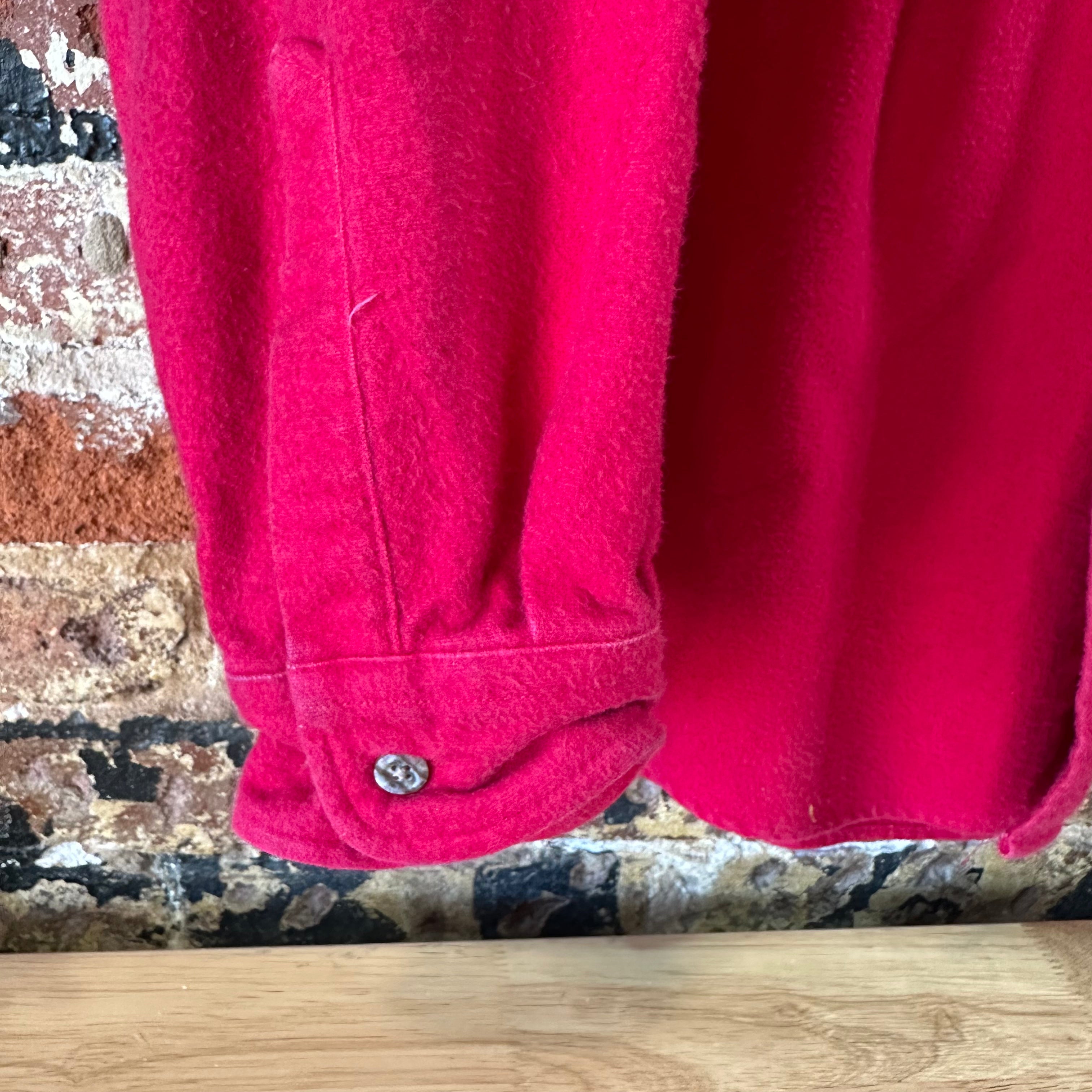 Vintage Carhartt Chamois Flannel Shirt USA Mens 3XL Workwear Red
