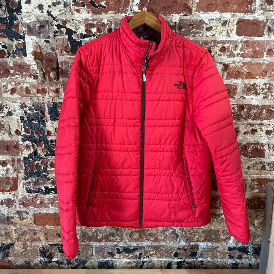 North Face Red Puffer Jacket Mens Small