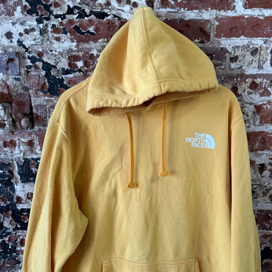 The North Face Men's 2XL Yellow Logo Hoodie Sierra Nevada