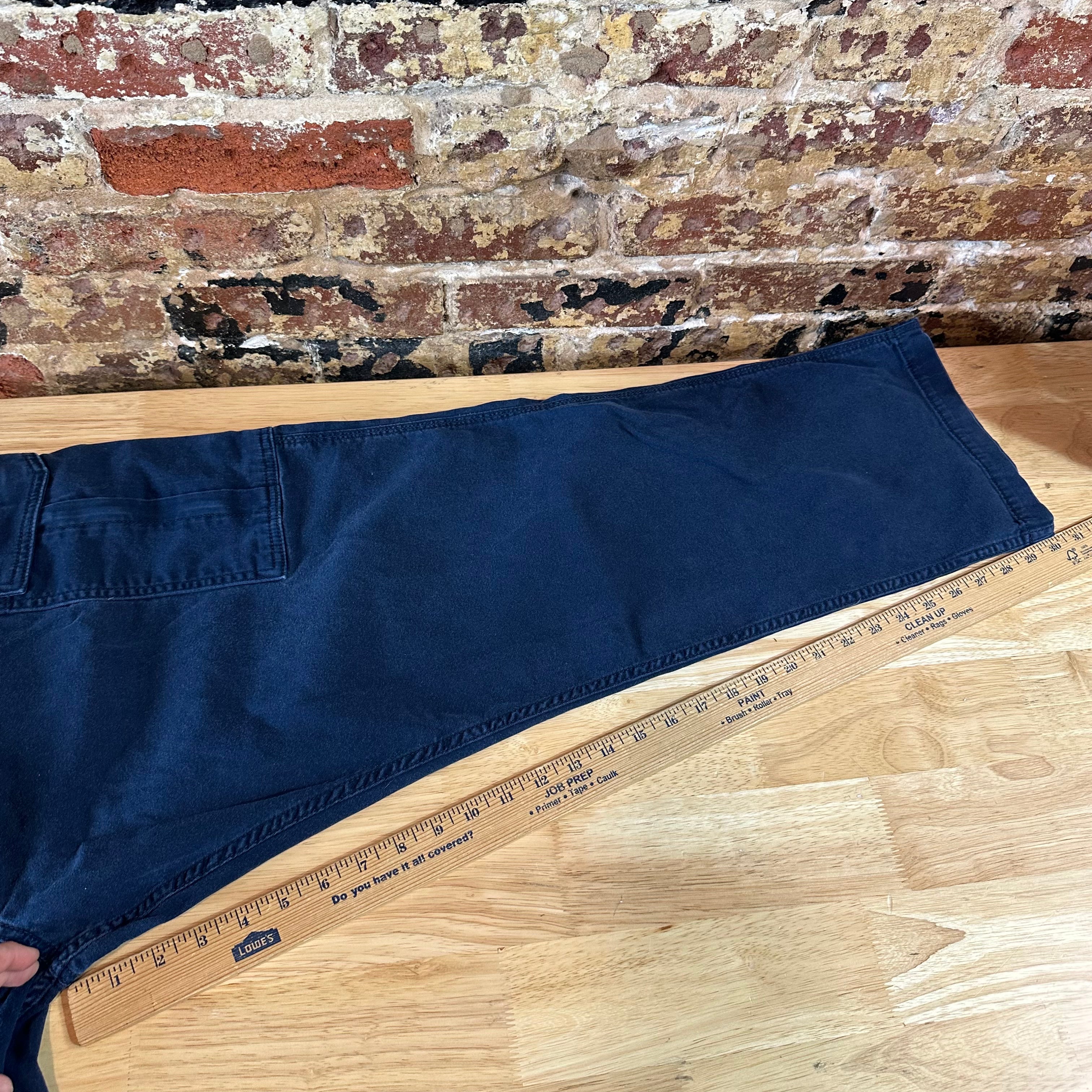 Carhartt Mens 44x32 Blue Pants