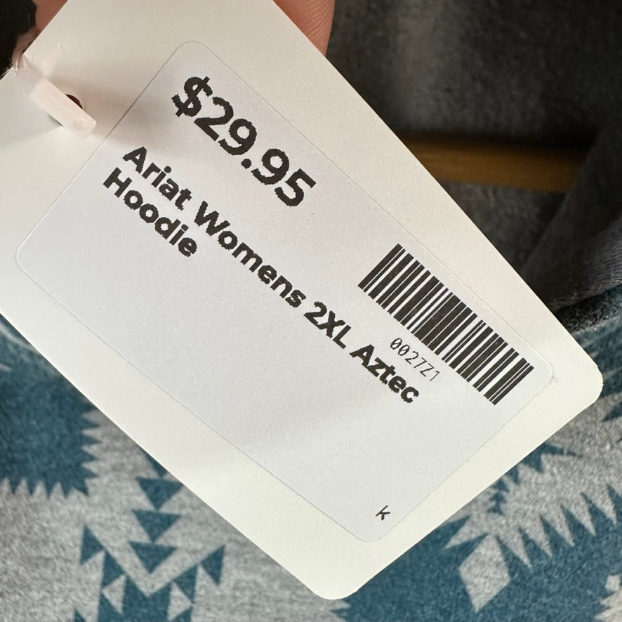 Ariat Aztec Hoodie Womens 2XL