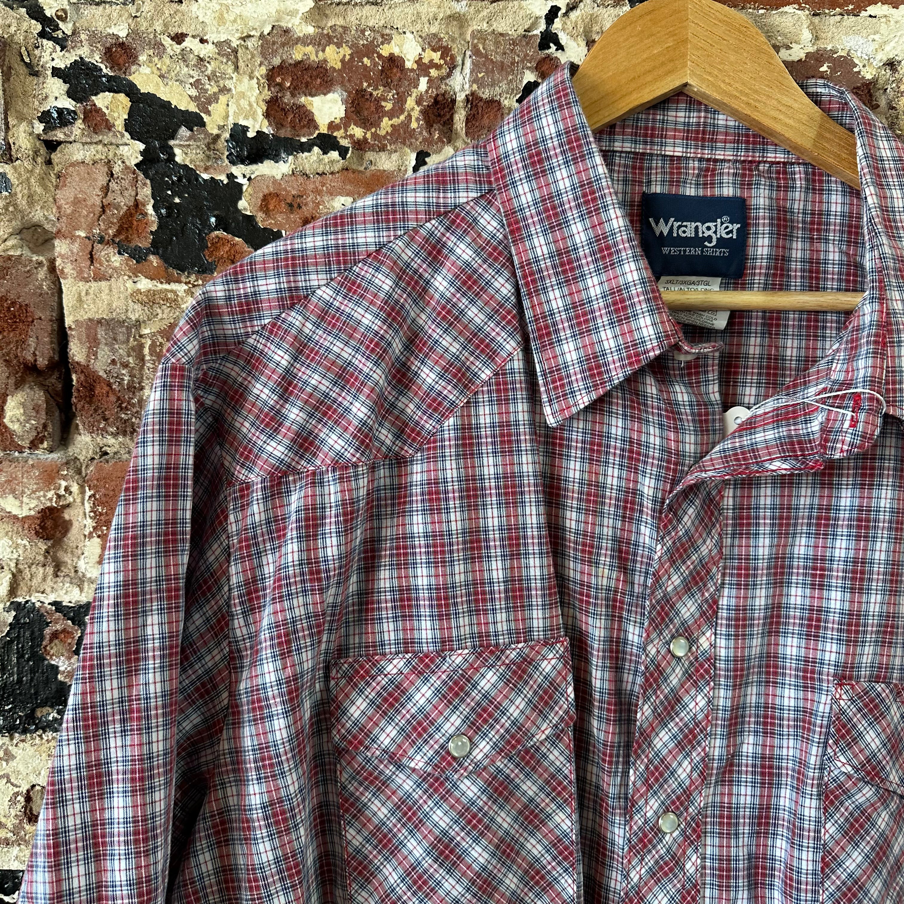 Wrangler Men's 3XL Tall Button Up Shirt