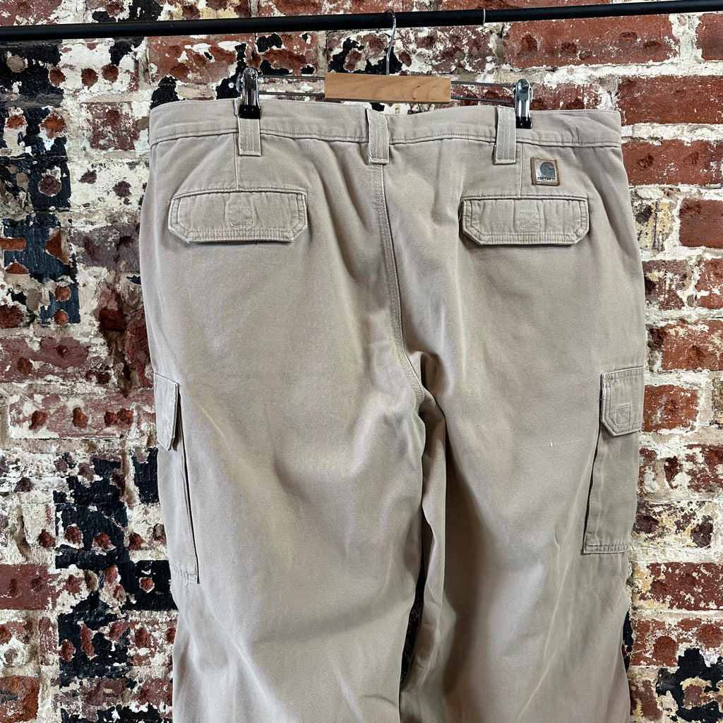 Carhartt Mens 42x30 Tan Cargo Pants