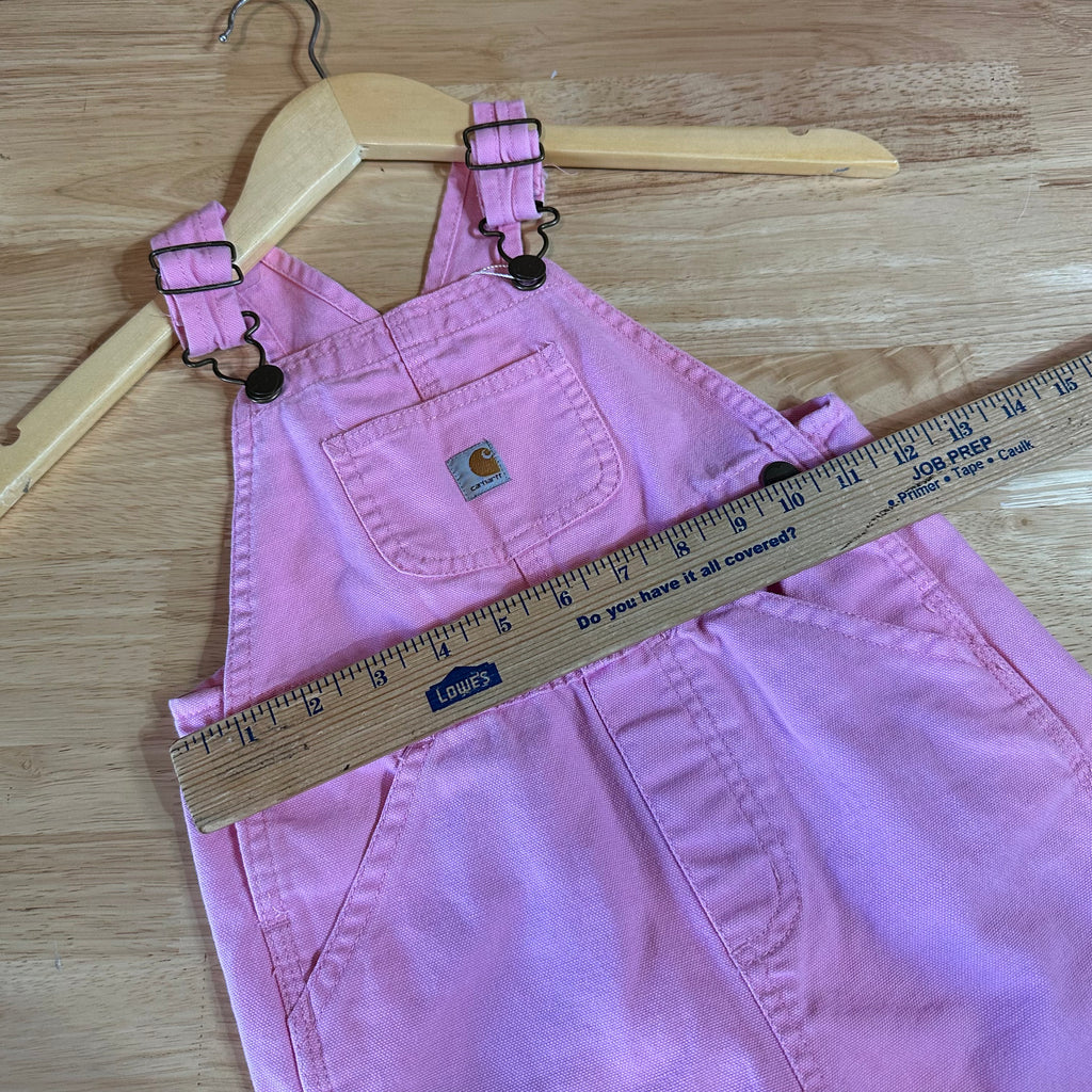 Carhartt Pink Bibs Girls 3T