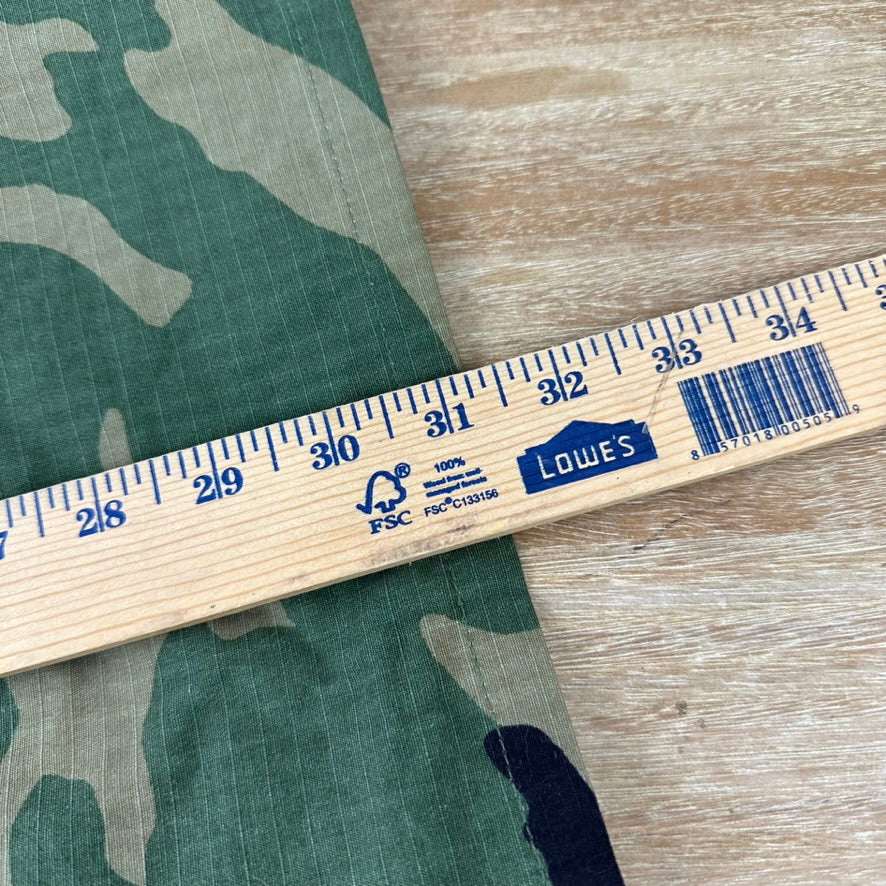 US Army Jacket Mens Medium Long Woodland Combat Coat Shirt