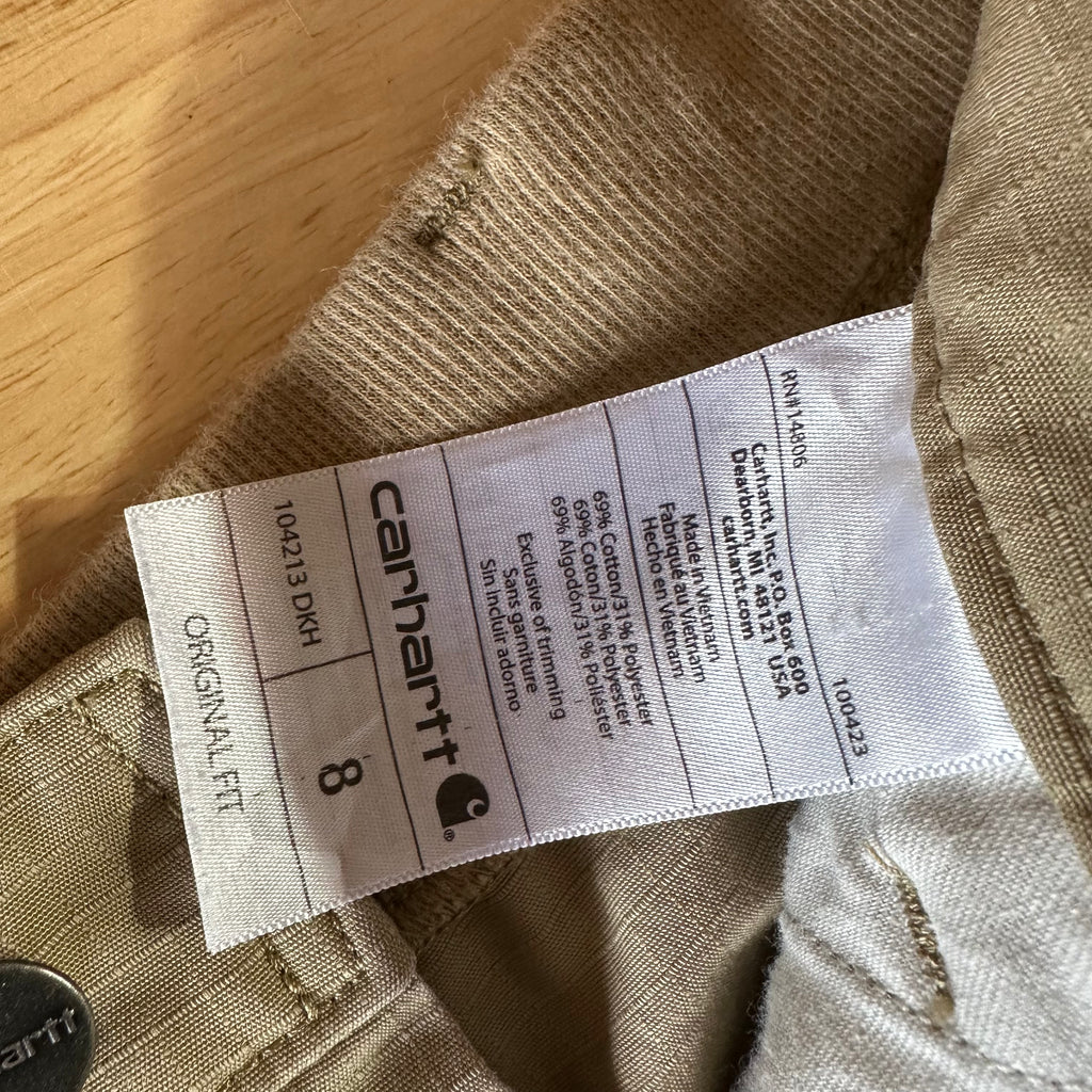 Carhartt Shorts Womens 8