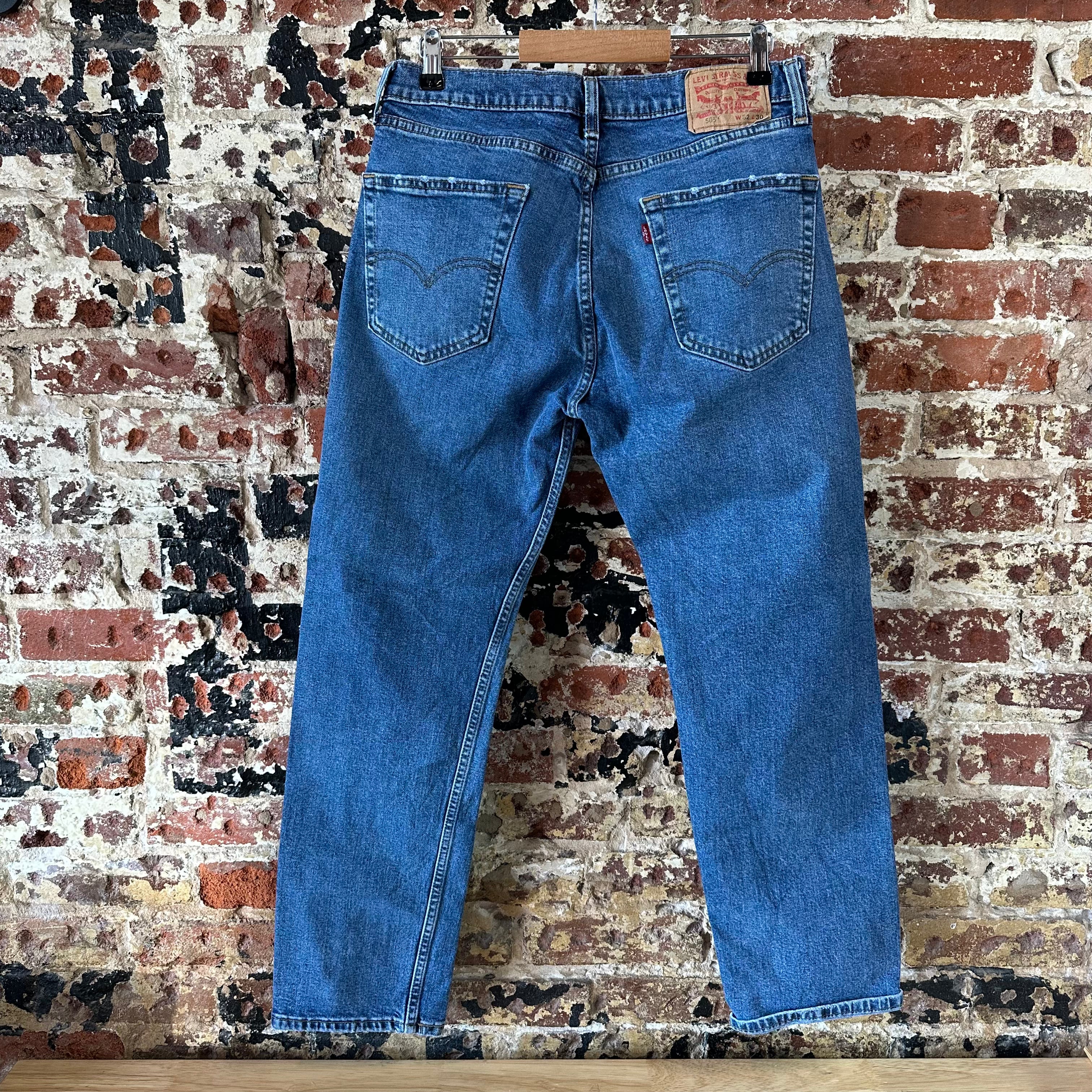 Levi's 505 Mens 32x30 Blue Jeans